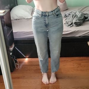 Extra high rise straight  jeans